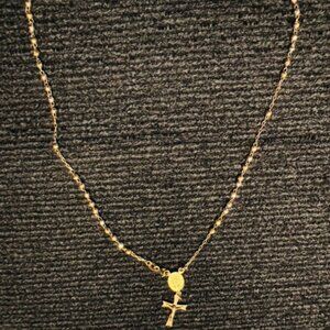 Beautiful rosary chain 14k gold